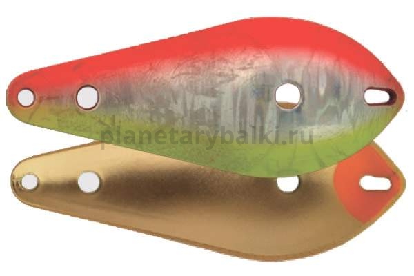 Блесна колеблющаяся LureMax Atom  60мм, 10гр., цвет 80