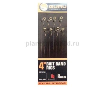 Поводок готовый GURU Bait Band Ready Rig GPW 4" №18, 10см
