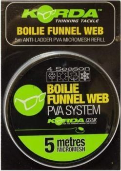 KORDA Сетка PVA запасная Boilie Funnel Web Micromesh 5м