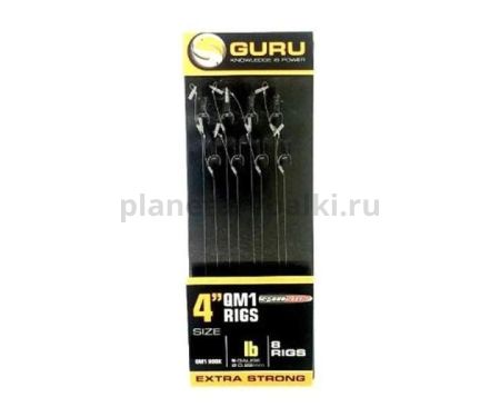Поводок готовый GURU QM1 Speed Stop Ready Rigs 4" №16, 10см