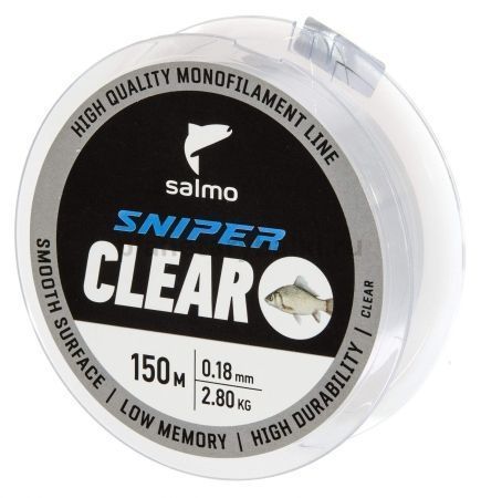 Леска монофильная Salmo Sniper Clear 150м, 0,18мм, 2,8кг для рыбалки, Леска монофильная Salmo Sniper Clear 150м, 0,18мм, 2,8кг отзывы, Леска монофильная Salmo Sniper Clear 150м, 0,18мм, 2,8кг купить, Леска монофильная Salmo Sniper Clear 150м, 0,18мм, 2,8кг купить в интернет магазине, Леска монофильная Salmo Sniper Clear 150м, 0,18мм, 2,8кг выбрать, Леска монофильная Salmo Sniper Clear 150м, 0,18мм, 2,8кг обзор, Леска монофильная Salmo Sniper Clear 150м, 0,18мм, 2,8кг купить в розничном магазине