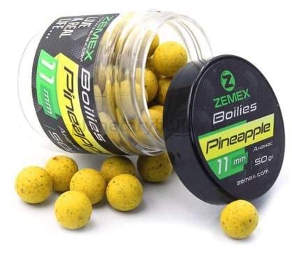 Бойлы тонущие ZEMEX Pineapple 11мм, 50гр.