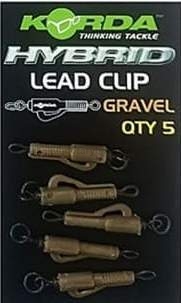 Клипса безопасная с кольцом KORDA Hybrid Lead Clips Gravel