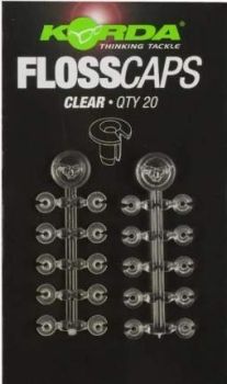 Стопор для бойлов KORDA Floss Caps Clear 20шт.