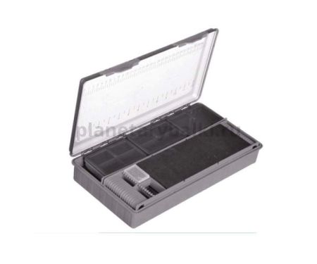 Коробка фидерная FLAGMAN 2 поводочницы + коробочки для акссесуаров 340x180x60мм