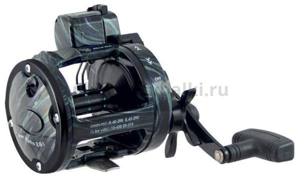 Катушка мультипликаторная Black Side Drafter 300 2+1ш/п, 3.8:1
