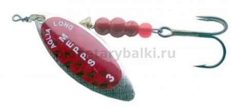 Блесна вращающаяся MEPPS Aglia Longue Redbo №3, 11,5гр., цвет AG