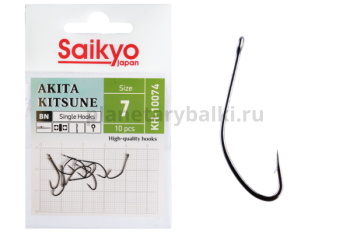 Крючки Saikyo AKITA KITSUNE BN KH-10074 №7, 10шт.