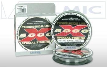 Монофильная леска COLMIC X-5000 150м, 0.3мм, 12,5кг
