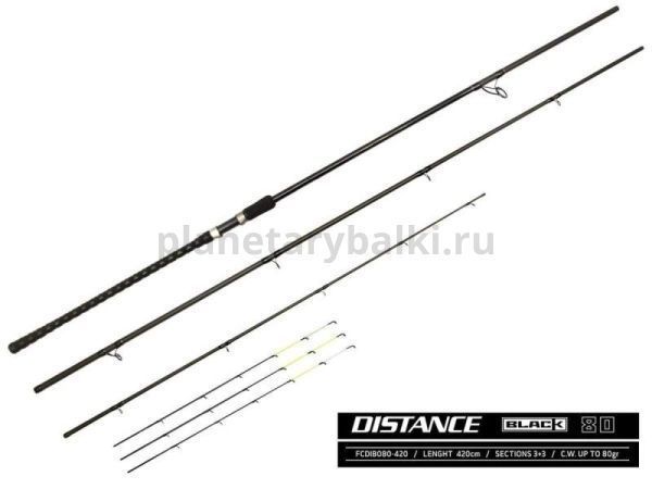 Удилище фидерное Feeder Concept Distance BLACK 080 4,20м, тест 30-80гр.
