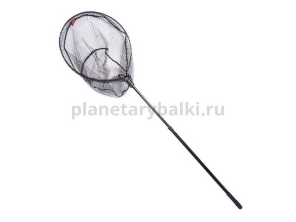 Подсачник складной Lucky John телескопический, прорезиненный 195x50х65см 