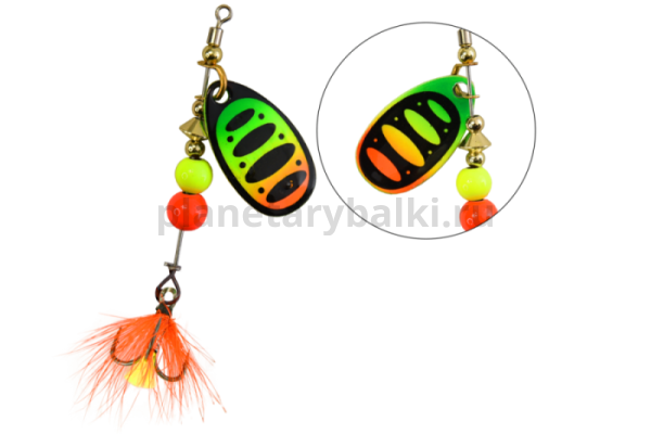 Блесна вращающаяся LureMax Daffy-1 3,2гр., цвет 009