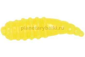 Приманка силиконовая LureMax MAGGOT 0,5'' 1,5см, Yellow Corn 016, 50шт.
