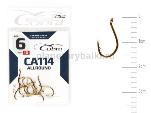 Крючки Cobra Allround BEAK CA114 №6, 10шт.