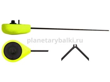 Удочка-балалайка зимняя Salmo SPORT желтая, 23см, 38мм