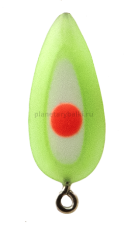 Мормышка ECOPRO фосфорная Малёк с глазком №67-LB, 100шт.
