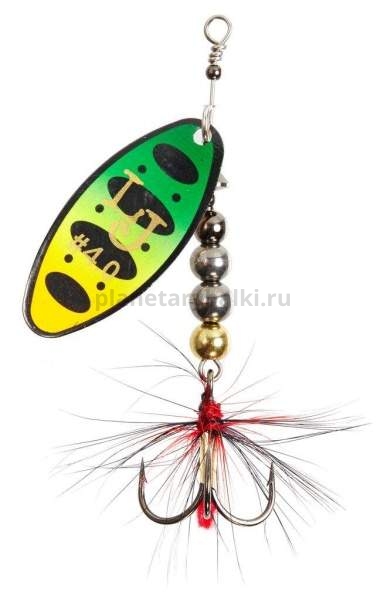 Блесна вращающаяся Lucky John SHELT BLADE №4, 15гр., цвет 008