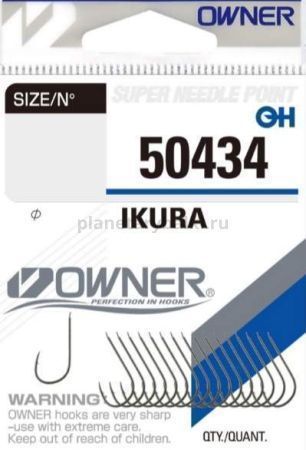 Крючок OWNER Ikura brown №6, 15шт.