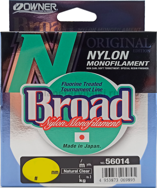 Леска OWNER Broad 300м, 0,22мм, 4,3кг