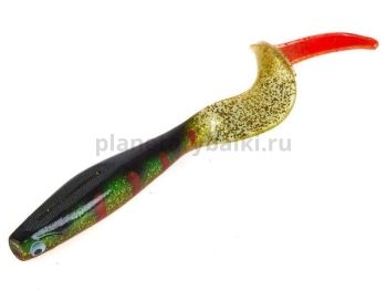 Твистер Lucky John 3D BBS Series KUBIRA FIRE TAIL 9,0in 22,86см, цвет PG27, 1шт.