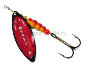 Блесна вращающаяся MEPPS Aglia Longue Redbo №4, 17гр., цвет NR