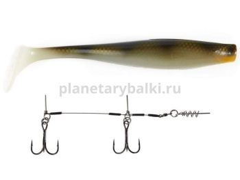 Виброхвост LJ 3D BBS Series KUBIRA SWIM SHAD 9,0in (22,86)/PG28 1шт.+Stinger L