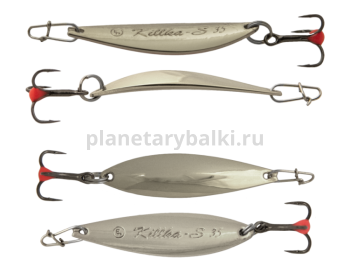 Блесна вертикальная ECOPRO Killka-S 35мм, 3гр., цвет S