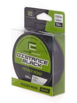 Леска монофильная Feeder Concept Distance Black 150м, 0,22мм, 4,15кг