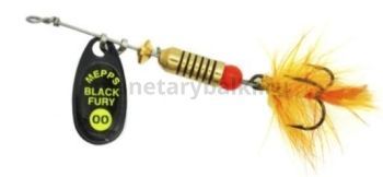 Блесна вращающаяся MEPPS Black Fury Mouche Orange №00, 1,5гр., цвет NR