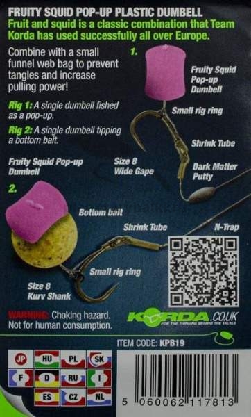 Имитационная приманка KORDA Dumbell Pop-Up Fruity Squid 12мм, 8шт. для рыбалки, Имитационная приманка KORDA Dumbell Pop-Up Fruity Squid 12мм, 8шт. отзывы, Имитационная приманка KORDA Dumbell Pop-Up Fruity Squid 12мм, 8шт. купить, Имитационная приманка KORDA Dumbell Pop-Up Fruity Squid 12мм, 8шт. купить в интернет магазине, Имитационная приманка KORDA Dumbell Pop-Up Fruity Squid 12мм, 8шт. выбрать, Имитационная приманка KORDA Dumbell Pop-Up Fruity Squid 12мм, 8шт. обзор, Имитационная приманка KORDA Dumbell Pop-Up Fruity Squid 12мм, 8шт. купить в розничном магазине