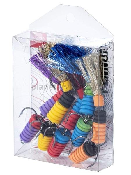 Приманки джиговые Lucky John PENNON SLOTWORM MIX2 5шт.