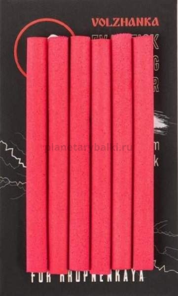 Пенка Volzhanka Eva Stick for Zig Aligner Red 6мм/70мм, 6шт.