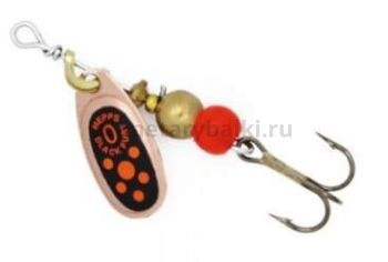 Блесна вращающаяся MEPPS Black Fury Orange №0, 2гр., цвет CU