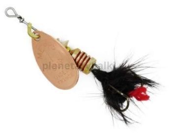 Блесна вращающаяся MEPPS Aglia Mouche Noire №1, 3,6гр., цвет CU