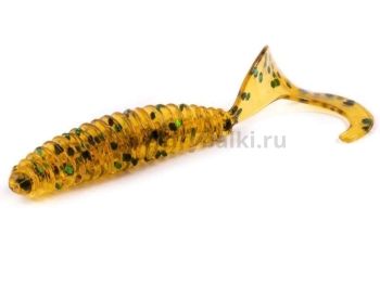 Твистеры Lucky John Pro Series ULTRAWORM CURLY 4,0in 10.16см, цвет PA19, 5шт.