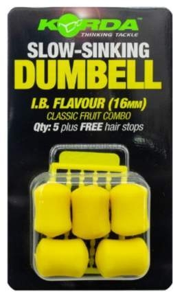 Имитационная приманка Korda Dumbell Slow Sinking IB 16мм, 5шт.