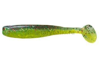 Виброхвост LureMax SLIM SHAD 2'' 5см, Smokey Mustard 011, 10шт.