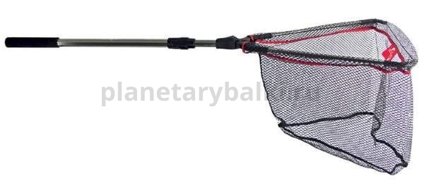 Подсачник ECOPRO 70х70см, ручка 1,50м черный с красным