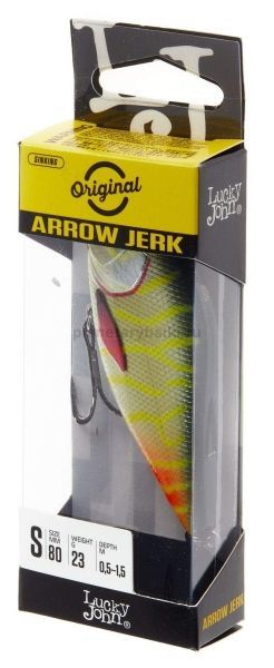 Воблер тонущий Lucky John Original ARROW JERK S 80мм, 23гр., до 1,5м, цвет 031 для рыбалки, Воблер тонущий Lucky John Original ARROW JERK S 80мм, 23гр., до 1,5м, цвет 031 отзывы, Воблер тонущий Lucky John Original ARROW JERK S 80мм, 23гр., до 1,5м, цвет 031 купить, Воблер тонущий Lucky John Original ARROW JERK S 80мм, 23гр., до 1,5м, цвет 031 купить в интернет магазине, Воблер тонущий Lucky John Original ARROW JERK S 80мм, 23гр., до 1,5м, цвет 031 выбрать, Воблер тонущий Lucky John Original ARROW JERK S 80мм, 23гр., до 1,5м, цвет 031 обзор, Воблер тонущий Lucky John Original ARROW JERK S 80мм, 23гр., до 1,5м, цвет 031 купить в розничном магазине