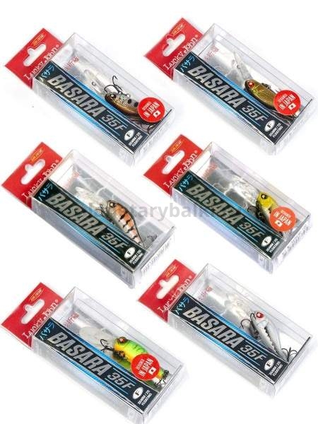 Набор воблеров LUCKY JOHN Pro Series BASARA LBF 35мм, 014 SET 6шт. плавающие