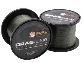 Леска монофильная GURU Drag Line 1000м, 0,30мм, 4,54кг