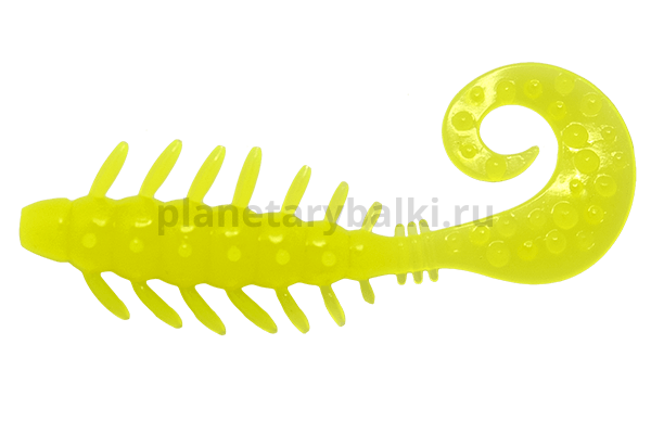 Приманка силиконовая LureMax ZUMA 3,5'' 8,5см, Chartreuse 05-001, 5шт.