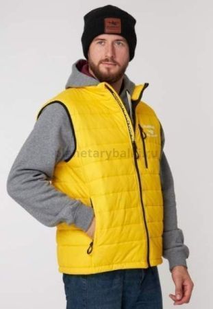 Жилет Alaskan Juneau Vest Yellow, размер L, утепленный стеганый