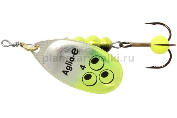 Блесна вращающаяся Mepps AGLIA-E №4, 9гр., цвет SHO SHC S/Chartreuse