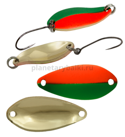 Блесна колеблющаяся LureMax Dotty 25мм, 2,4гр., цвет 13