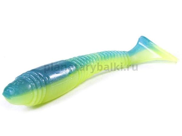 Виброхвост Lucky John Pro Series TIOGA FAT 4.5in 11.43см, цвет T57, 4шт.