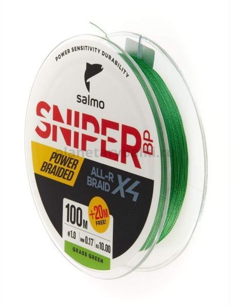 Шнур плетёный Salmo Sniper BP ALL R BRAID х4 Grass Green 120м, 0,17мм, 10кг для рыбалки, Шнур плетёный Salmo Sniper BP ALL R BRAID х4 Grass Green 120м, 0,17мм, 10кг отзывы, Шнур плетёный Salmo Sniper BP ALL R BRAID х4 Grass Green 120м, 0,17мм, 10кг купить, Шнур плетёный Salmo Sniper BP ALL R BRAID х4 Grass Green 120м, 0,17мм, 10кг купить в интернет магазине, Шнур плетёный Salmo Sniper BP ALL R BRAID х4 Grass Green 120м, 0,17мм, 10кг выбрать, Шнур плетёный Salmo Sniper BP ALL R BRAID х4 Grass Green 120м, 0,17мм, 10кг обзор, Шнур плетёный Salmo Sniper BP ALL R BRAID х4 Grass Green 120м, 0,17мм, 10кг купить в розничном магазине