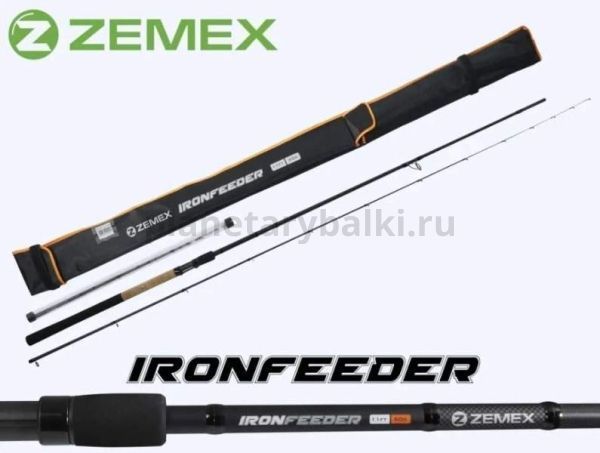 Удилище фидерное ZEMEX IRON Medium Feeder 12 ft 3,6м, тест 90гр.