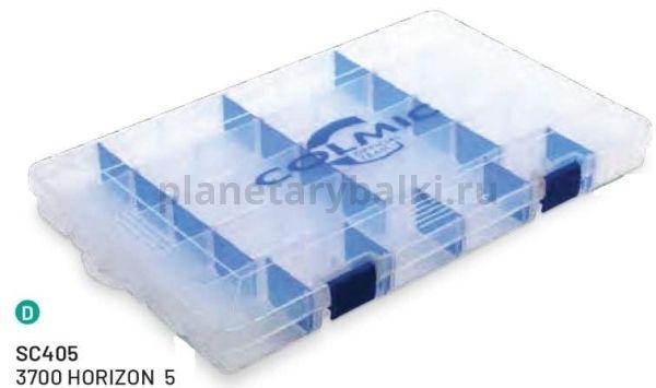 Коробка пластиковая COLMIC HORIZON-5, 35,5х22х3,5см