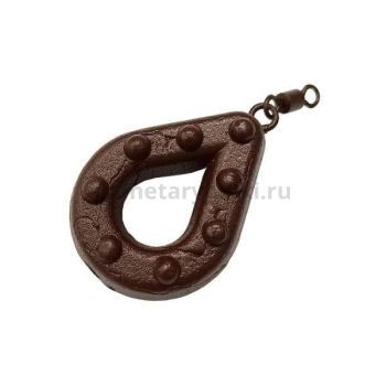 Грузило FLAGMAN Gripper с вертлюгом 120г brown ВР